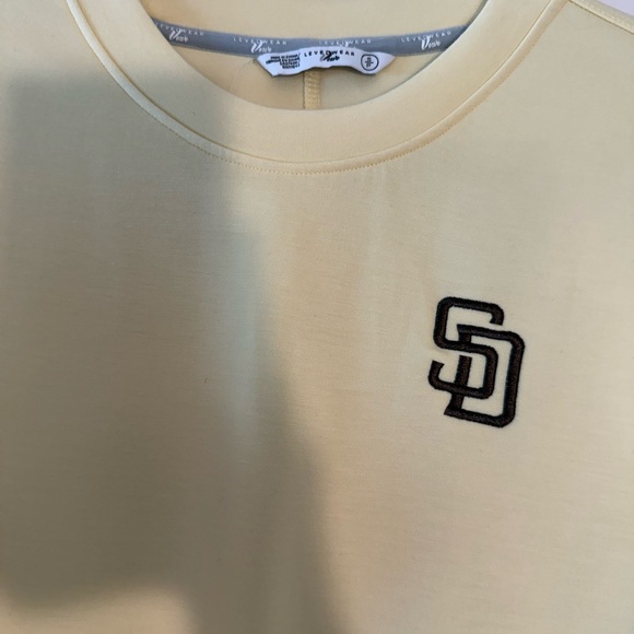 San Diego Padres Yellow Crewneck Sweatshirt - Picture 3 of 5